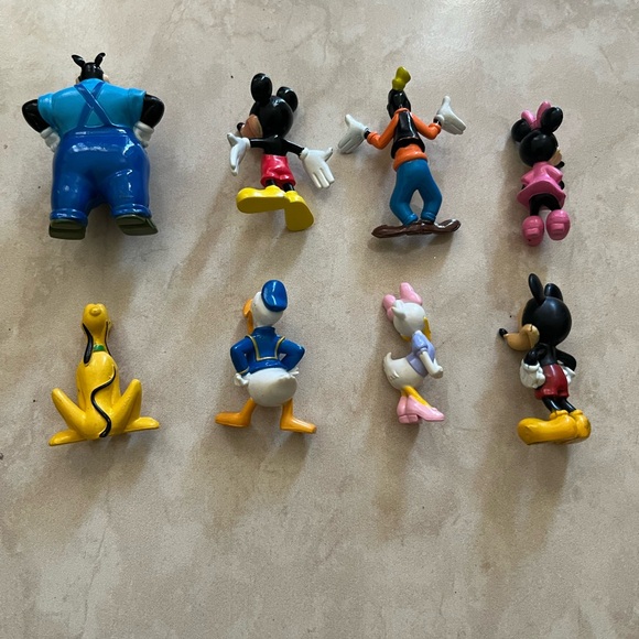 Disney Action Figure Set - Blue, Red, Yellow - Picture 2 of 4